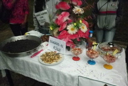 Muestra gastronómica del Telebachillerato "La Victoria". 16.01.2013