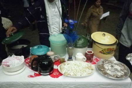 Muestra gastronómica del Telebachillerato "La Victoria". 16.01.2013