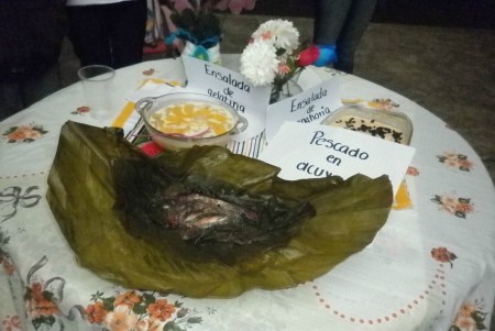 Muestra gastronómica del Telebachillerato "La Victoria". 16.01.2013