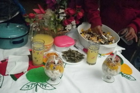 Muestra gastronómica del Telebachillerato "La Victoria". 16.01.2013