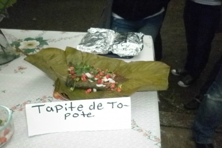 Muestra gastronómica del Telebachillerato "La Victoria". 16.01.2013